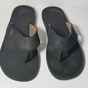 Flojos Men's Black Flip-Flops